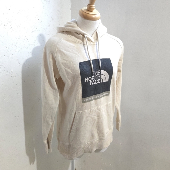 The North Face | Cream Sweatshirt pullover Hoodie - Picture 1 of 11